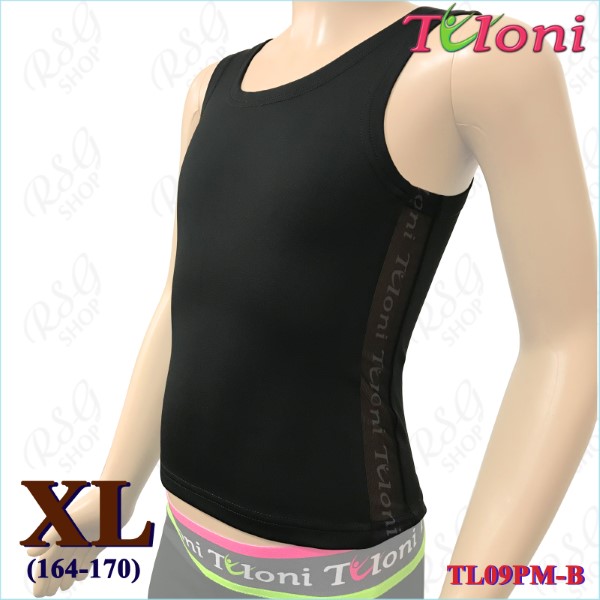 Long Tanktop Tuloni mesh TL-09 s. XL (164-170) Black TL09PM-BXL
