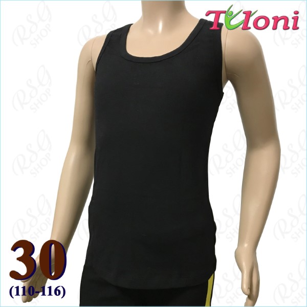 Langes Tanktop Tuloni mod. TL08 Gr. 30 (110-116) Black TL08C-B30
