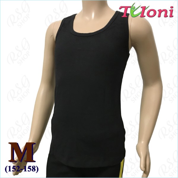 Langes Tanktop Tuloni mod. TL08 Gr. M (152-158) col. Black TL08C-BM
