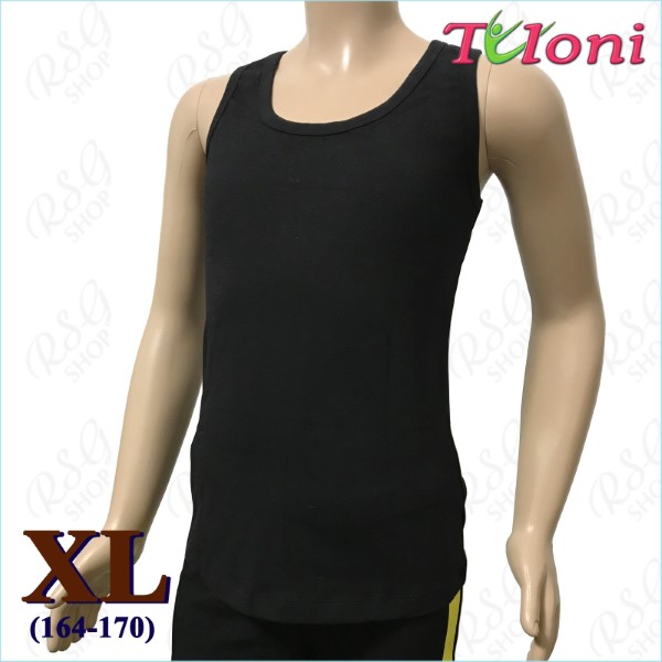 Langes Tanktop Tuloni mod. TL08 Gr. XL (164-170) col. Black TL08C-BXL