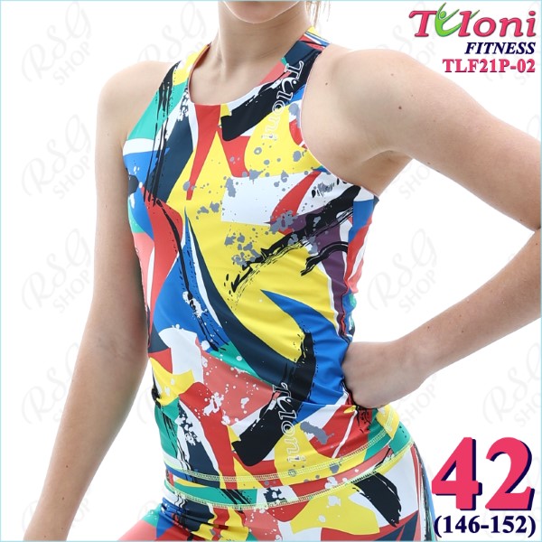 Long Tanktop Tuloni Fitness des. Versace s. 42 col. GxYxR Art. TLF21P-02-42