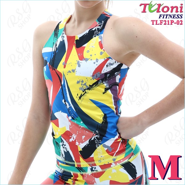Long Tanktop Tuloni Fitness des. Versace s. M col. GxYxR Art. TLF21P-02-M