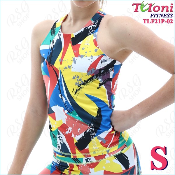 Long Tanktop Tuloni Fitness des. Versace s. S col. GxYxR Art. TLF21P-02-S