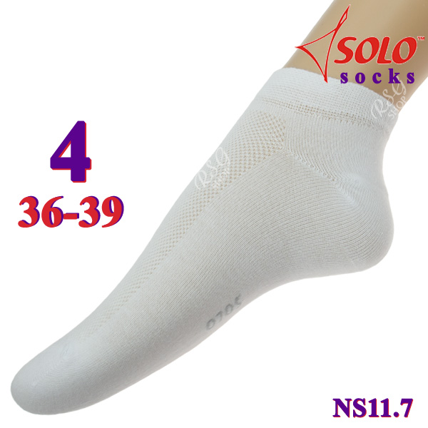 Socken Solo NS11 col. White s. 4 (36-39) Art. NS11.7-4