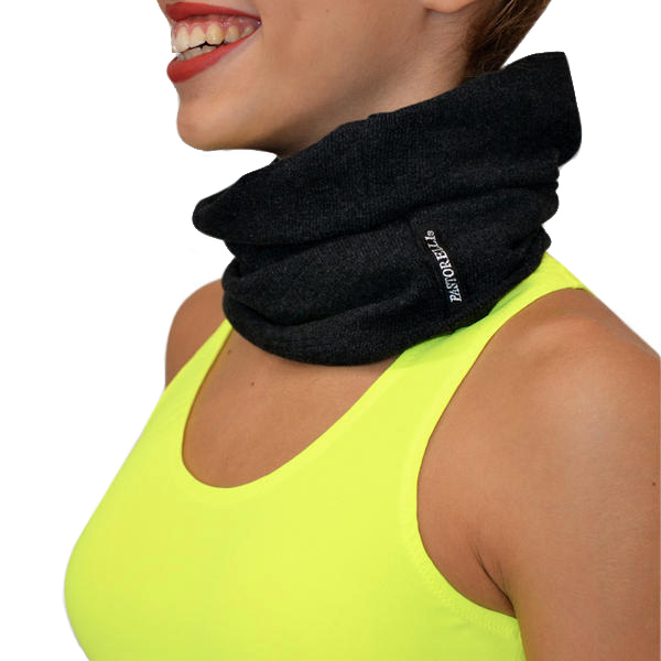 Gymnastics neck warmer Pastorelli in Jersey col. Black Art. 03855