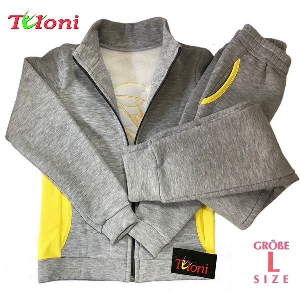 Sport Suit Tuloni col. Grey-Yellow s. L (158-164) OK11415PZ-YL