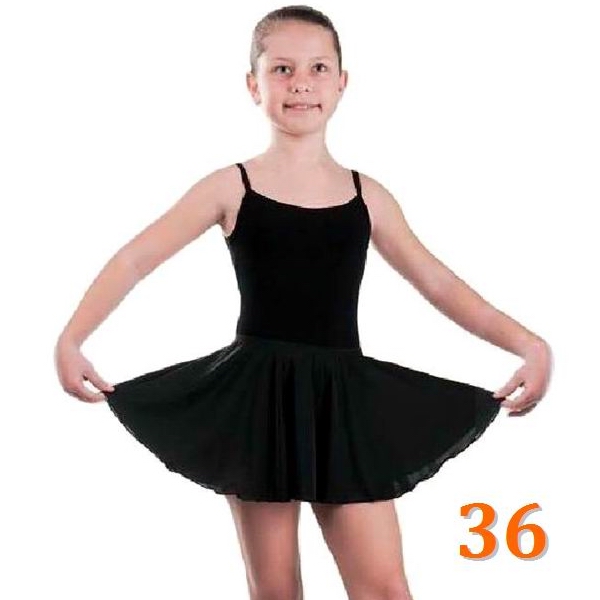 Flared Skirt GP Odiliya s. 36 (134-140) Black Polyamide B3S30-36