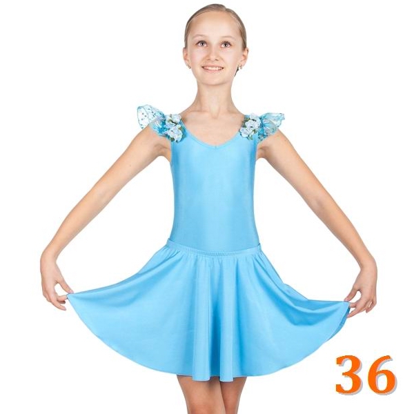Flared Skirt GP Odiliya s. 36 (134-140) Light Blue Polyamide B3S30-36