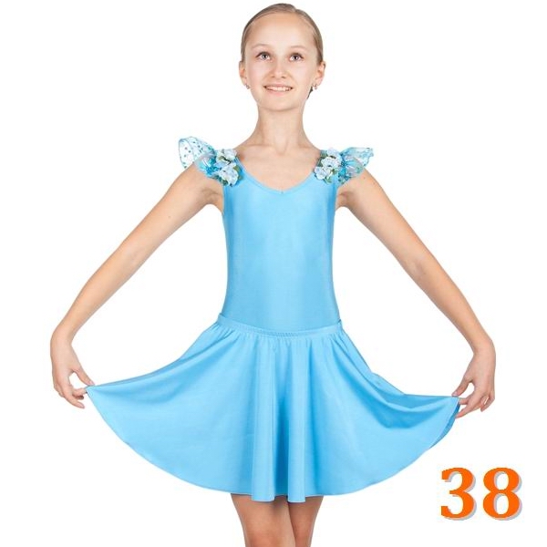 Flared Skirt GP Odiliya s. 38 (140-146) Light Blue Polyamide B3S30-38