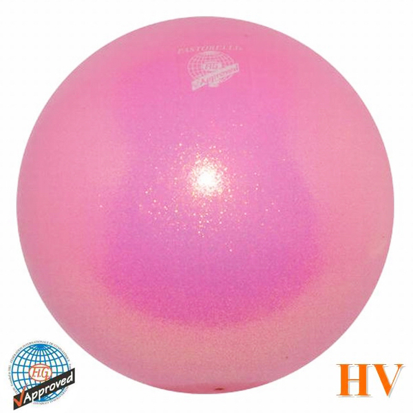 Ball Pastorelli Glitter Rosa Chiaro HV 18 cm FIG Art. 00039