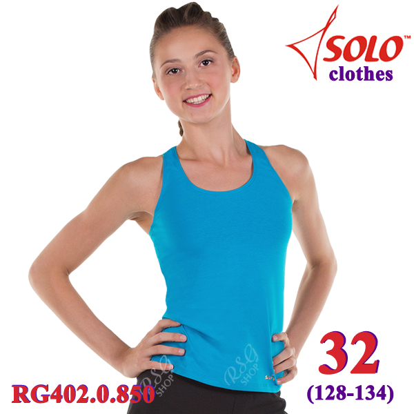 Майка-борцовка Solo s. 32 (128-134) Cotton Turquoise RG402.0.850-32