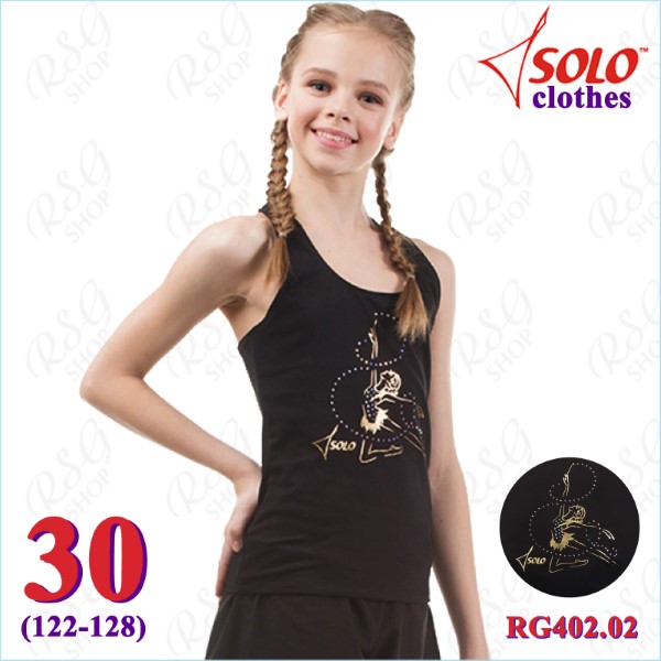 Майка-борцовка Solo s. 30 (122-128) Cotton Black RG402.02.107-30