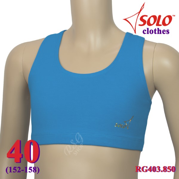 Short Tank Top Solo s. 40 (152-158) col. Turquoise Art. RG403.850-40