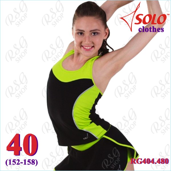 Майка-борцовка Solo s. 40 (152-158) Lime Green-Black RG404.480-40