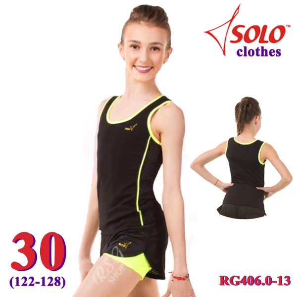 Long Top Solo s. 30 (122-128) Black-Yellow RG406.0-13-30