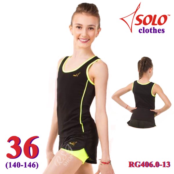 Long Top Solo s. 36 (140-146) Black-Yellow RG406.0-13-36