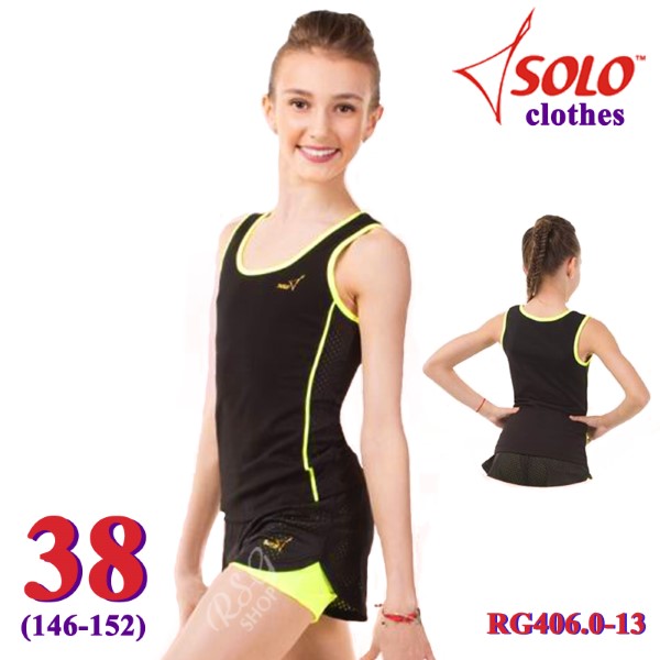 Long Top Solo s. 38 (146-152) Black-Yellow RG406.0-13-38