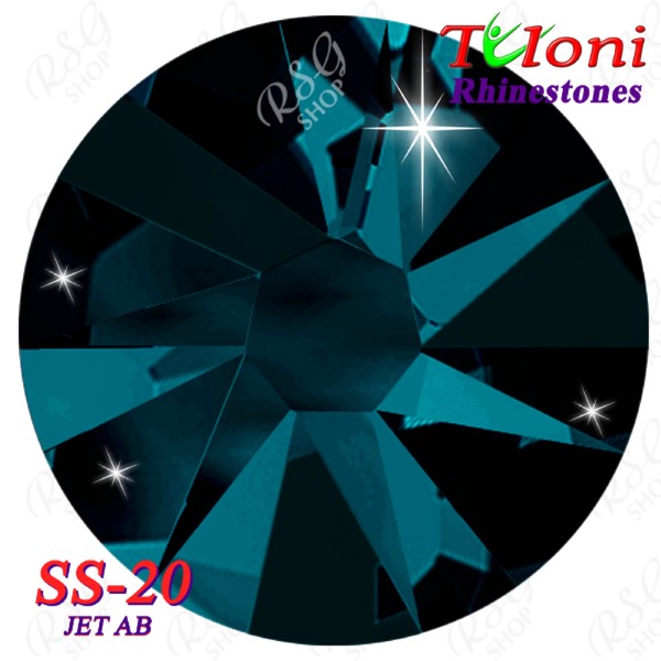 Rhinestones Tuloni SS20 col. Jet AB 1440 mod. Elite HotFix