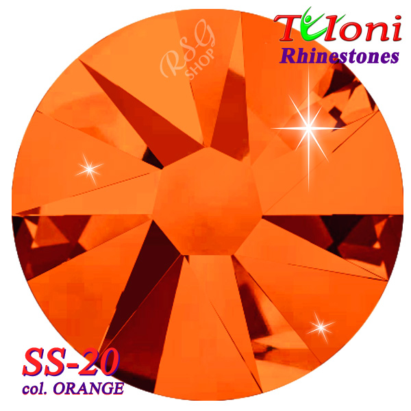 Rhinestones Tuloni SS20 col. Orange 1440 mod. Basic HotFix