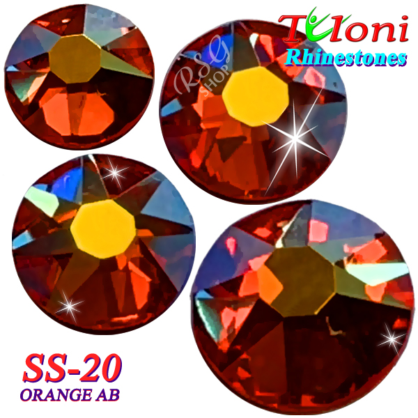 Rhinestones Tuloni SS20 col. Orange AB 1440 mod. Basic HotFix