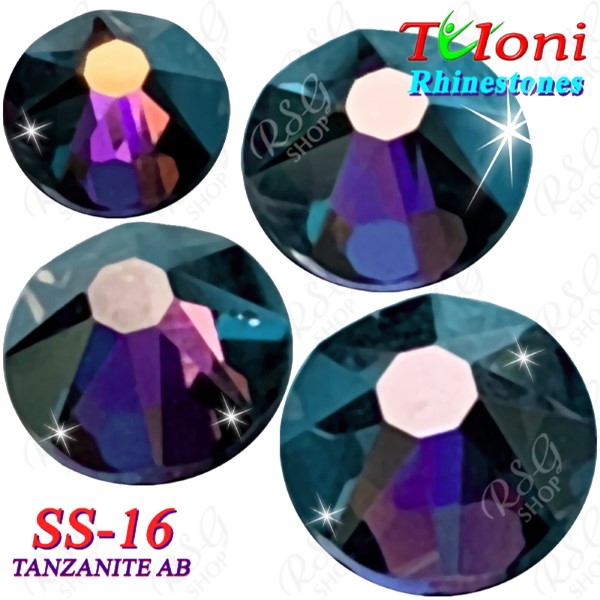 Strass Tuloni SS16 col. Tanzanite AB 1440 mod. Basic HotFix