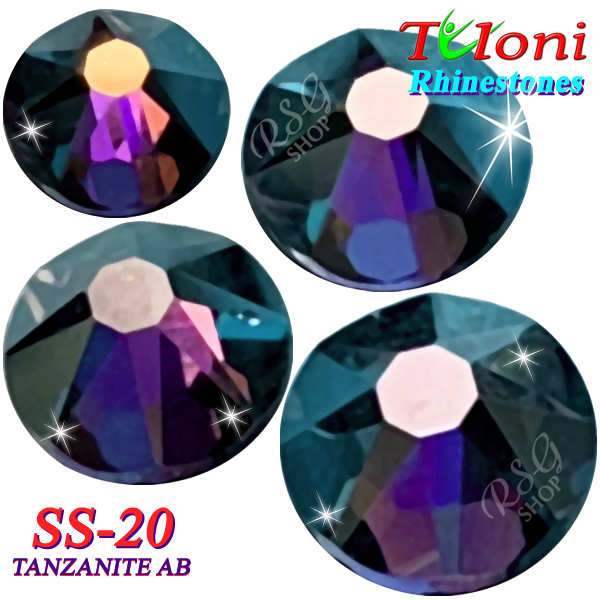 Strass Tuloni SS20 col. Tanzanite AB 1440 mod. Stile HotFix