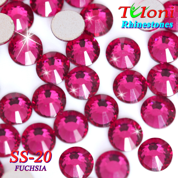 Rhinestones Tuloni SS20 col. Fuchsia 1440 mod. Basic HotFix