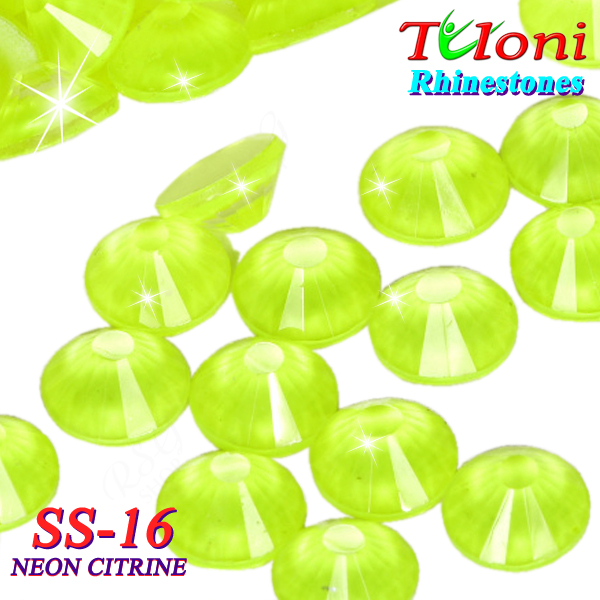 Strass Tuloni SS16 col. Citrine Neon 1440 mod. Basic HotFix