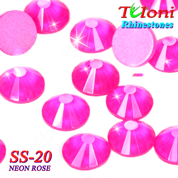 Rhinestones Tuloni SS20 col. Rose Neon 1440 mod. Basic HotFix