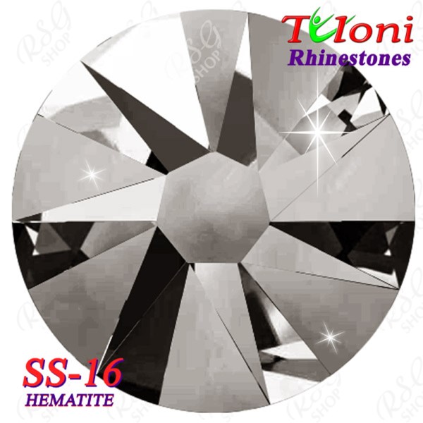 Strass Tuloni SS16 col. Hematite 1440 mod. Stile HotFix