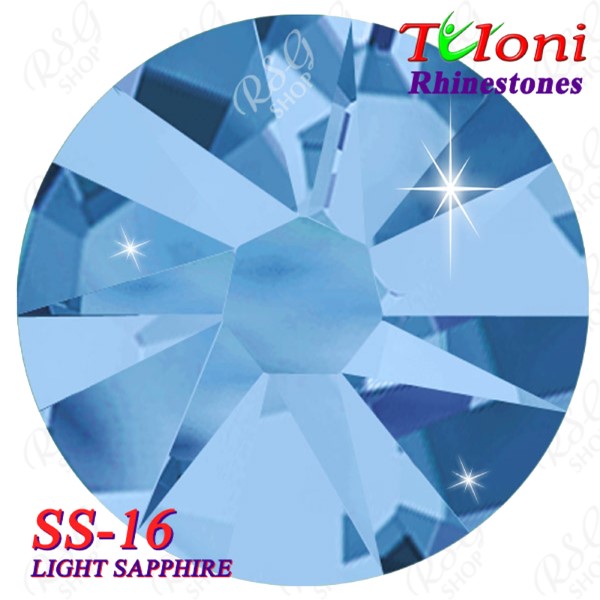 Rhinestones Tuloni SS16 col. Lt.Sapphire 1440 mod. Stile HotFix