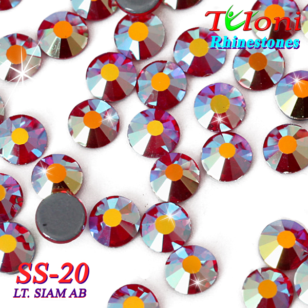 Rhinestones Tuloni SS20 col. Light Siam AB 1440 mod. Basic HotFix