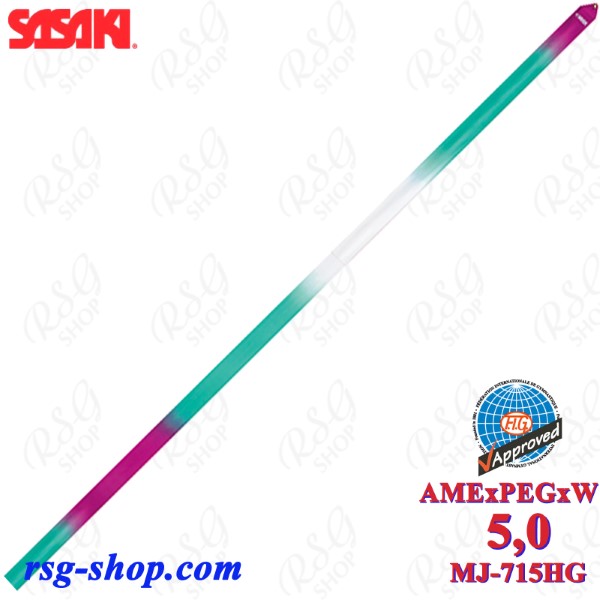 Band Sasaki 5m MJ-715HG col. AMExPEGxW High-Pitch Gradation FIG