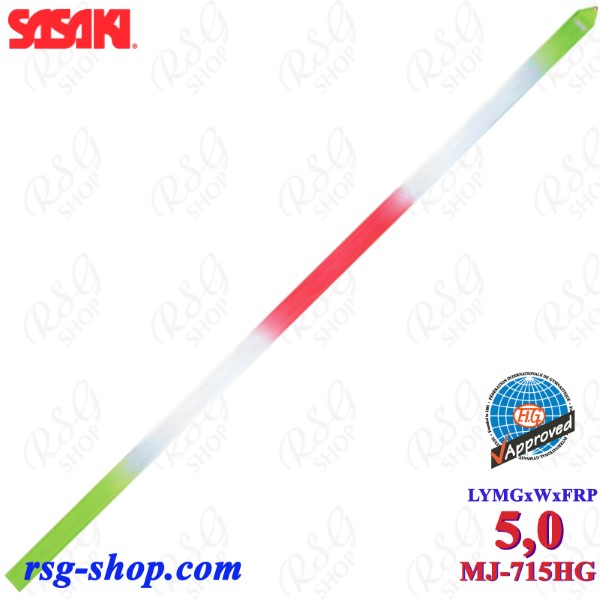 Band Sasaki 5m MJ-715HG col. LYMGxWxFRP High-Pitch Gradation FIG