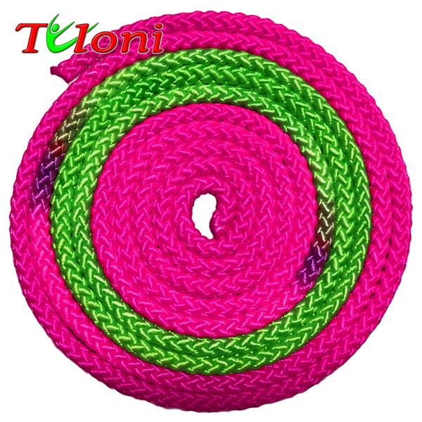 Seil Tuloni Bi-col. Pink-Green-Pink Art. T0970