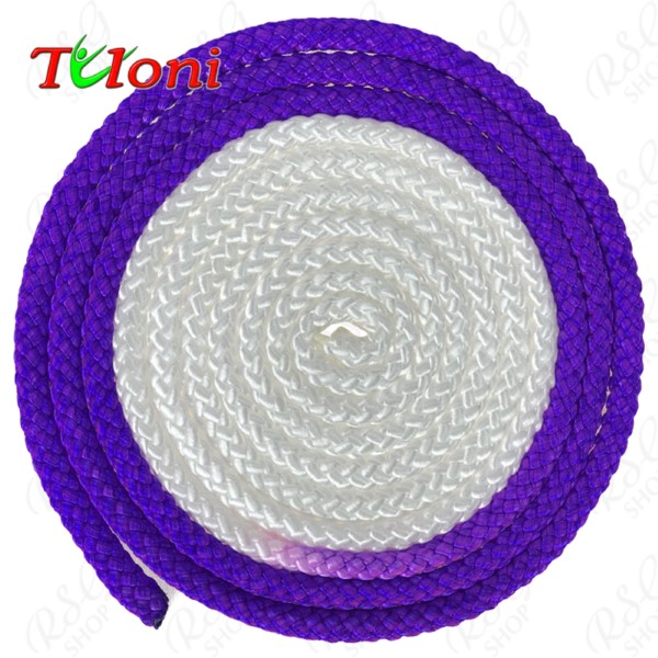 Seil Tuloni Bi-col. Viola - White Art. T1010