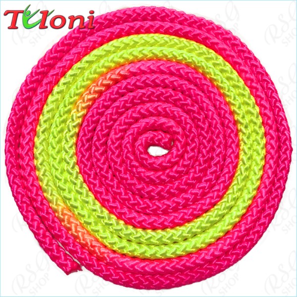 Seil Tuloni Bi-col. Pink-Neon_Yellow-Pink Art. T0982