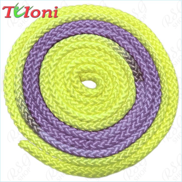 Seil Tuloni Bi-col. Neon_Yellow-Viola-Neon_Yellow Art. T0983