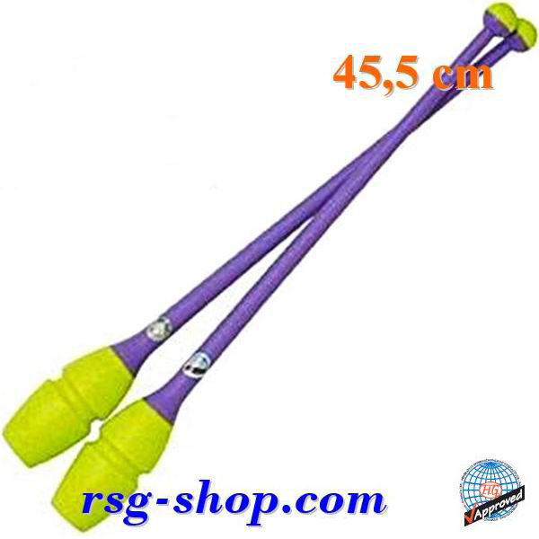 Булавы Chacott Combi 45 cm FIG col. Yellow x Purple 003-98377