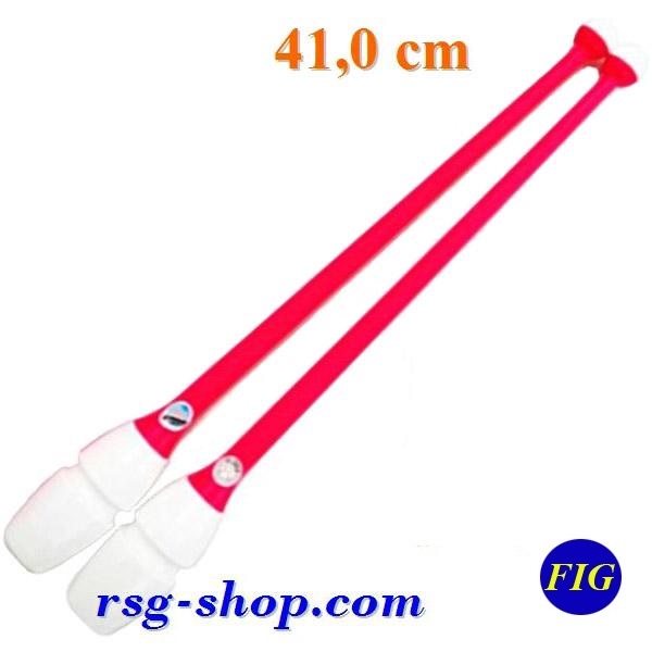 Булавы Chacott Combi 41 cm White x Light Orange FIG Art. 98050