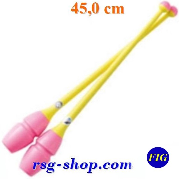 Булавы Chacott Combi 45 cm Pink x Yellow FIG Art. 98262