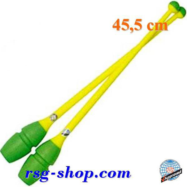 Булавы Chacott Combi 45 cm FIG col. Green x Yellow 003-98462