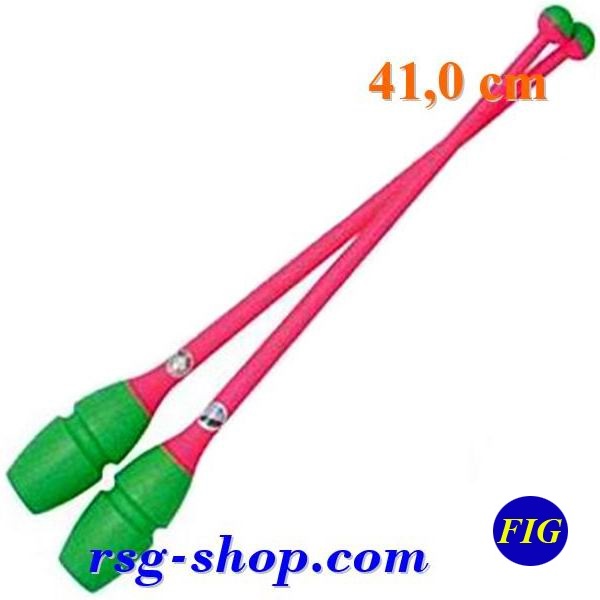 Булавы Chacott Combi 41 cm col. Green x Pink FIG 00398443