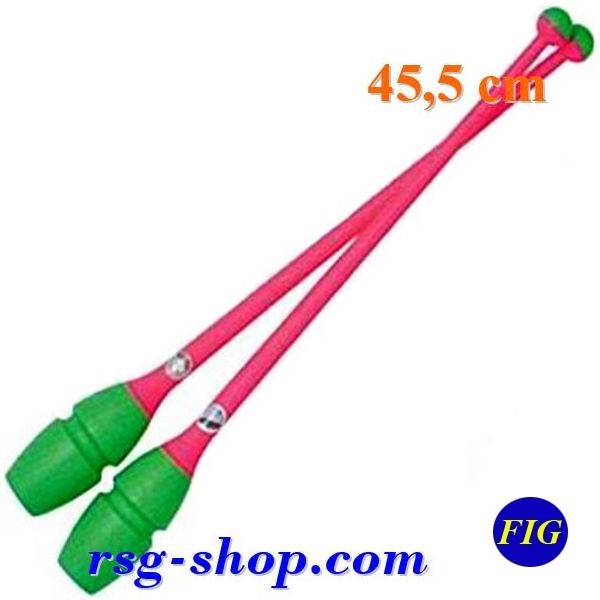 Булавы Chacott Combi 45 cm col. Green x Pink FIG 003-98443