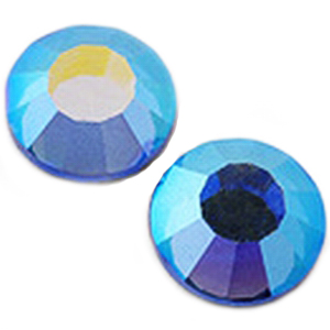72 Swarovski Strasssteine SS16 Sapphire AB 2038 HotFix