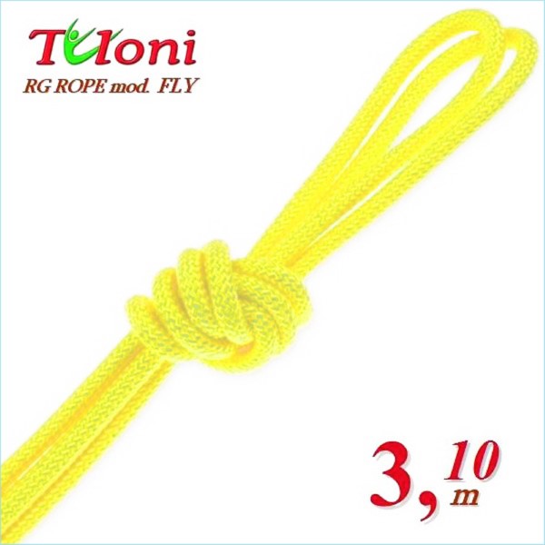 Competition Rope Tuloni mod. Fly 3,1 m 170 gr. for Senior col. Lime Art.T1094