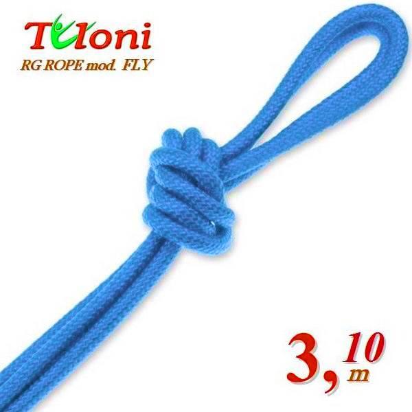 Competition Rope Tuloni for Senior 3,1 m 170 gr. mod. Fly Lt.Blue Art.T0284