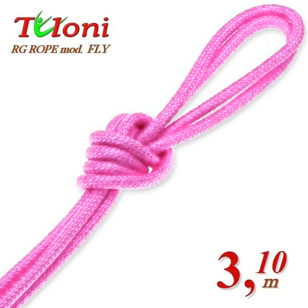 Competition Rope Tuloni for Senior 3,1 m 170 gr. mod. Fly Lt.Pink Art.T0295
