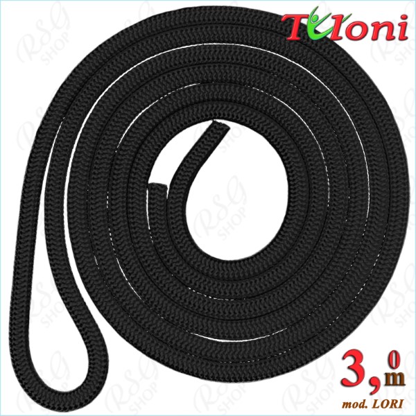 Competition Rope Tuloni 3m mod. Lori col. Black Art. T1108