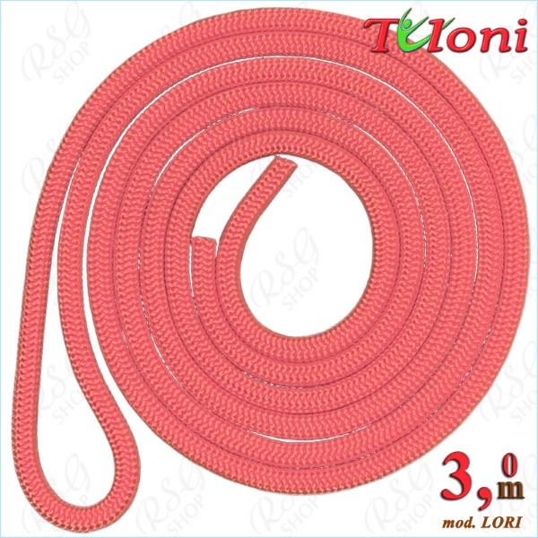 Competition Rope Tuloni 3m mod. Lori col. Coral Art. T1106